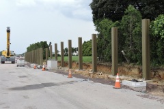 June 2021 - Clearing vegetation for widening U.S. 1 north of the Neshaminy exit.