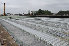 July 2021 - Deck construction on the southbound U.S.1 bridge over the Pennsylvania Turnpike.