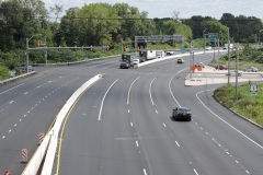 August 2022 - The reconstructed intersection of Street Road and the ramp to northbound U.S. 1.