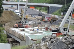 September 2024 - Deck construction for the new Neshaminy Creek bridge